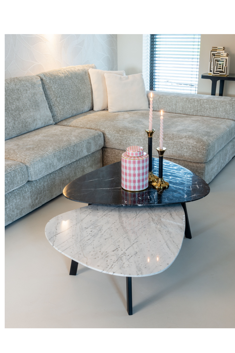 Marble Top Coffee Table Set (2) | OROA Trocadero | OROA Evie | Woodfurniture.com