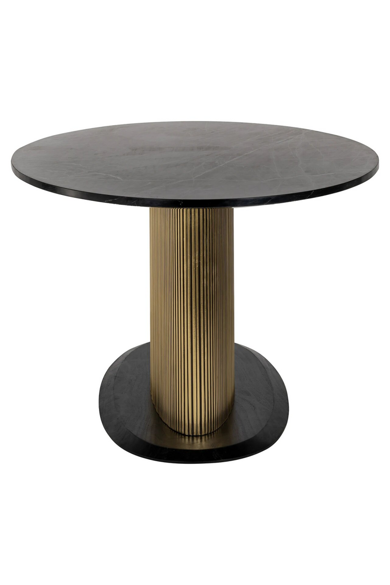 Modern Pedestal Dining Table | OROA Ironville | Woodfurniture.com