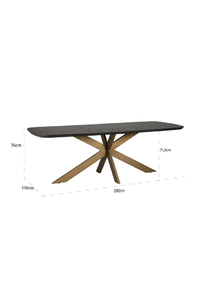 Contemporary Oval Dining Table | OROA Cambon | Woodfurniture.com