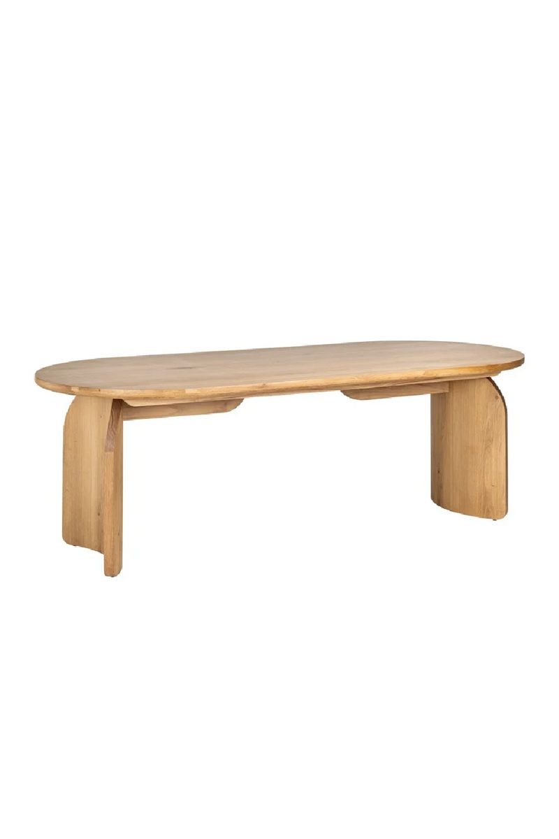  Natural Oak Organic Dining Table | OROA Fairmont | Woodfurniture.com