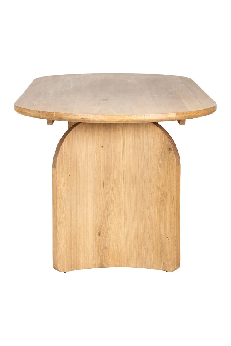  Natural Oak Organic Dining Table | OROA Fairmont | Woodfurniture.com