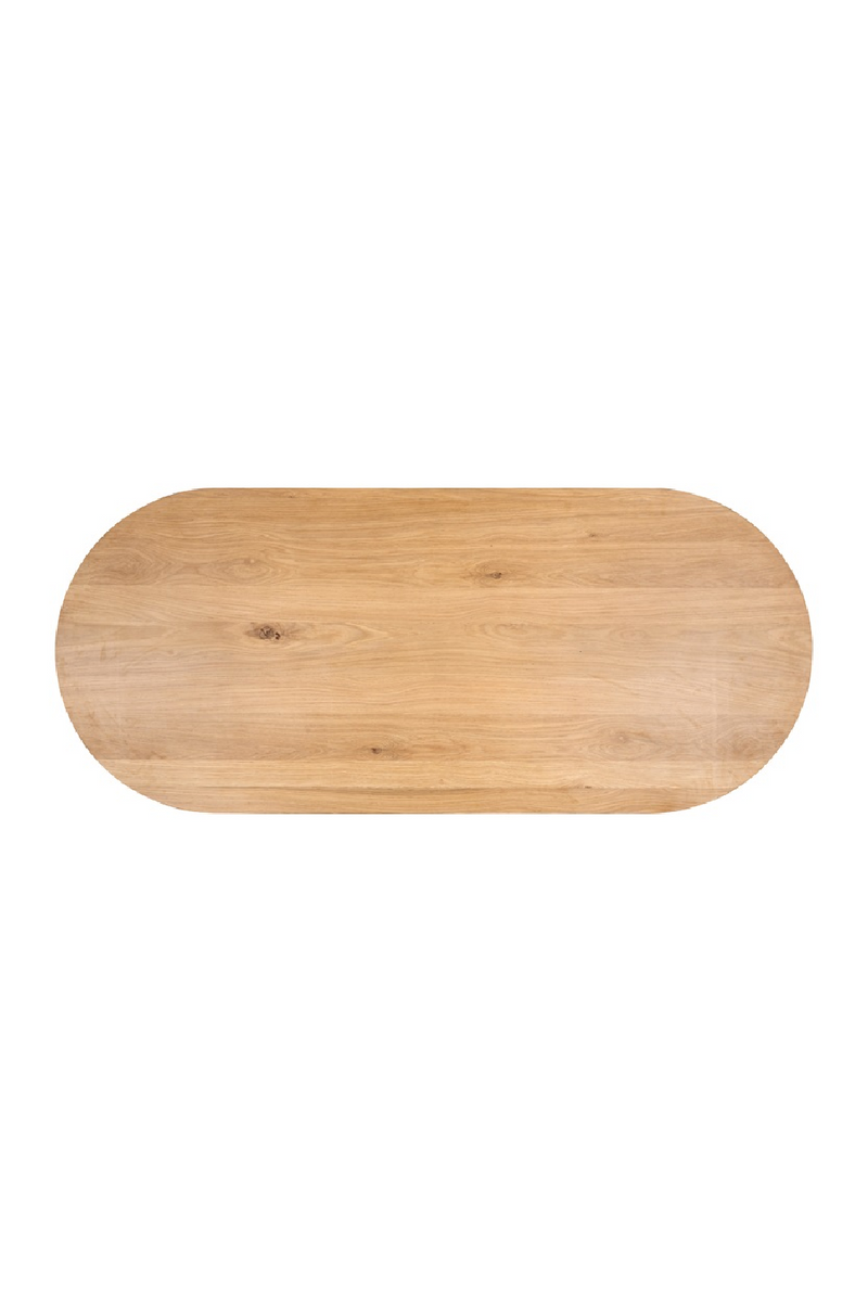  Natural Oak Organic Dining Table | OROA Fairmont | Woodfurniture.com