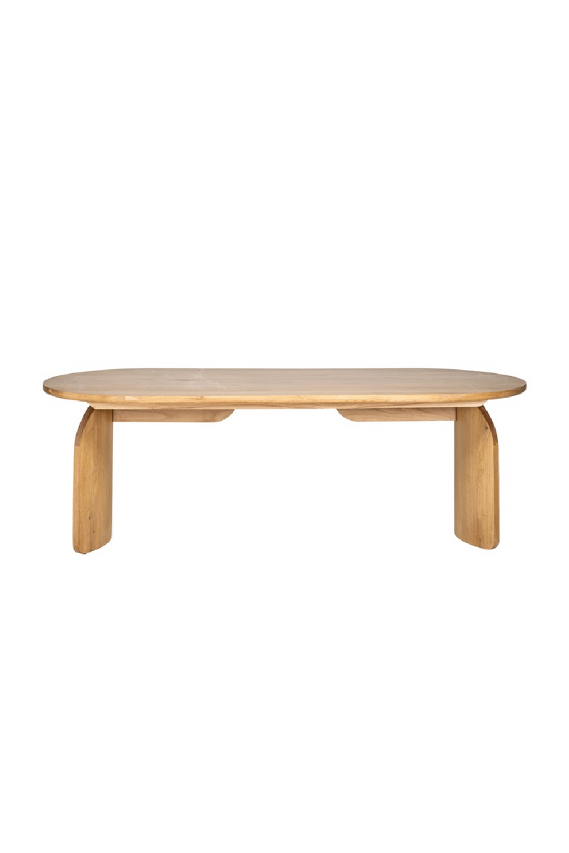  Natural Oak Organic Dining Table | OROA Fairmont | Woodfurniture.com