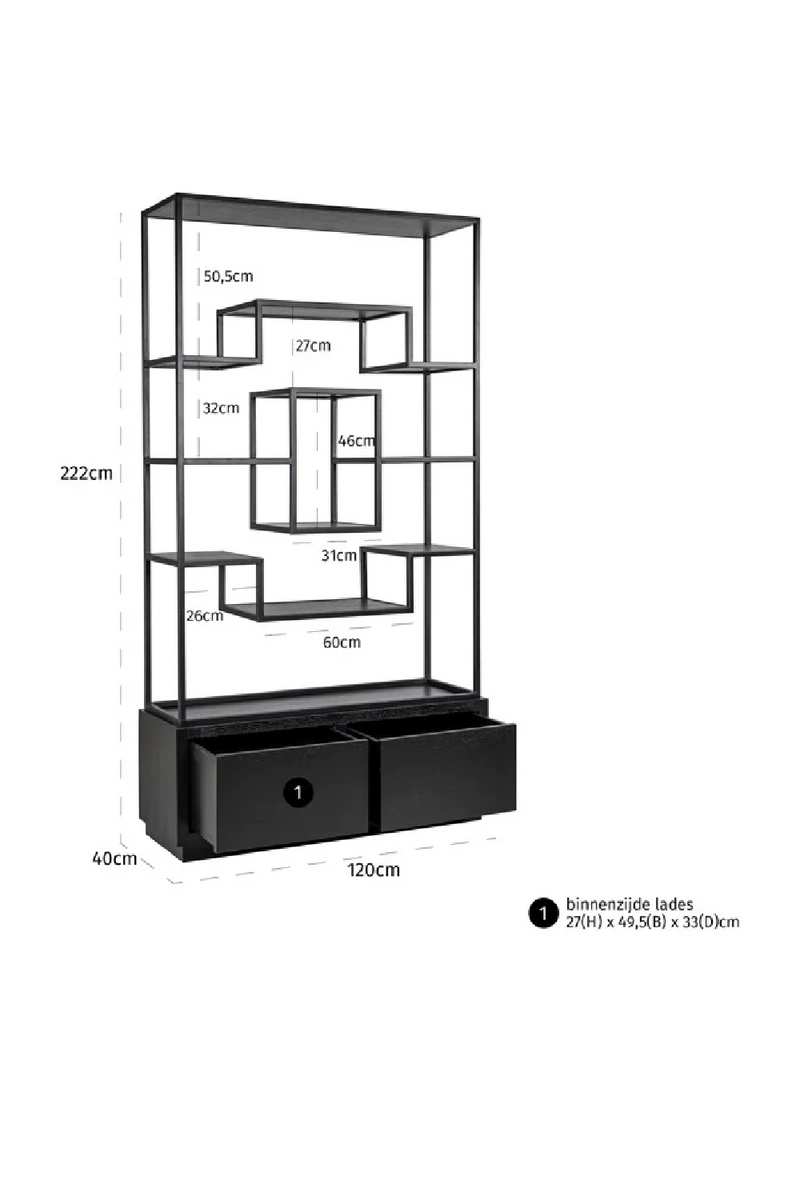 Oak Display Unit | OROA Bonvoy| Woodfurniture.com