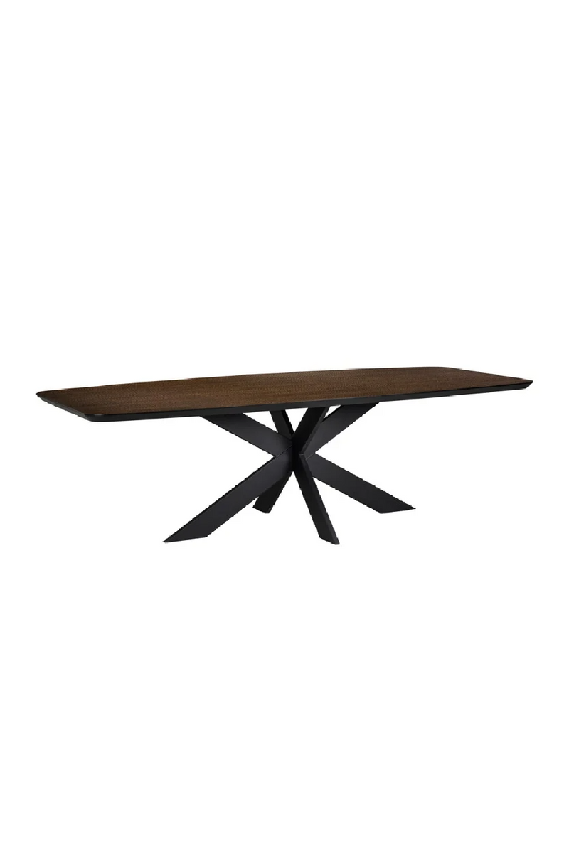 Brown Oak Dining Table | OROA Bonvoy | Woodfurniture.com