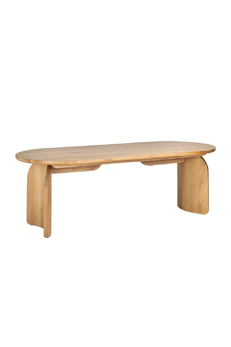 Natural Oak Organic Dining Table | OROA Fairmont | Woodfurniture.com