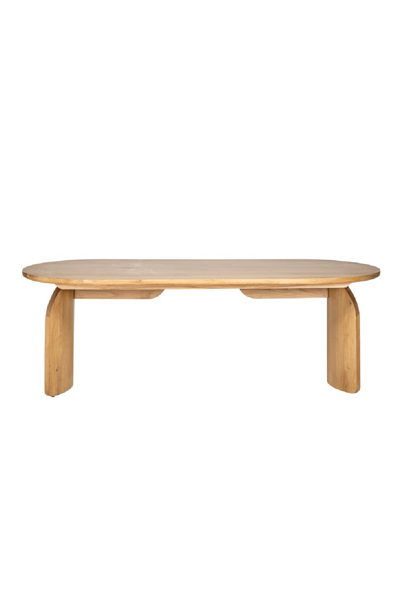 Natural Oak Organic Dining Table | OROA Fairmont | Woodfurniture.com