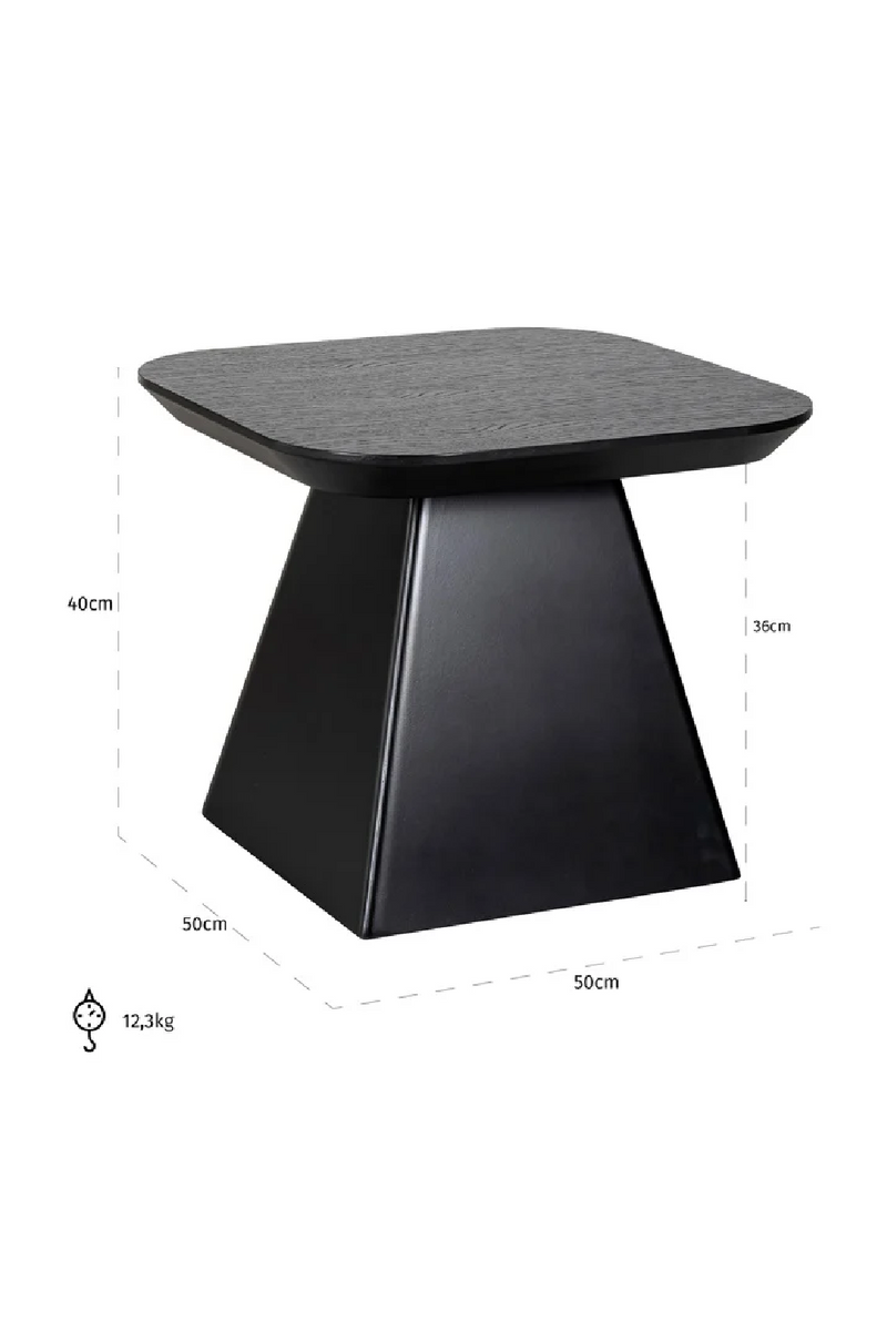 Black Modern End Table | OROA Bonvoy | Woodfurniture.com