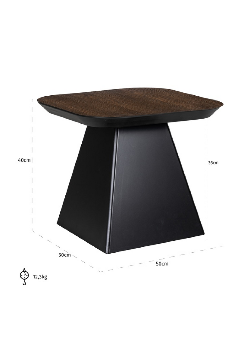 Brown Oak End Table | OROA Bonvoy | Woodfurniture.com