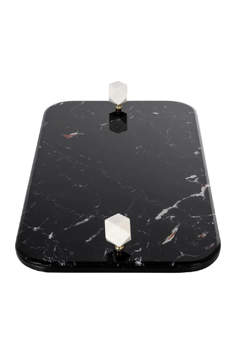 Black Glass Tray | OROA Yaya | Woodfurniture.com