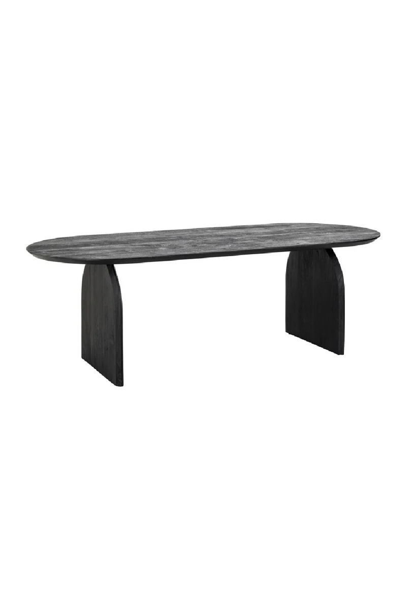 Black Mango Wood Dining Table | OROA Hudson | Woodfurniture.com