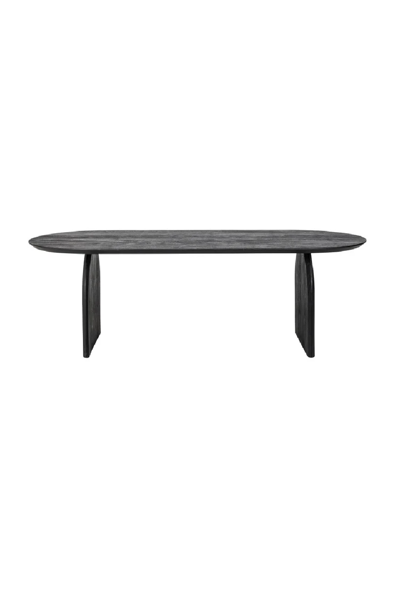 Black Mango Wood Dining Table | OROA Hudson | Woodfurniture.com