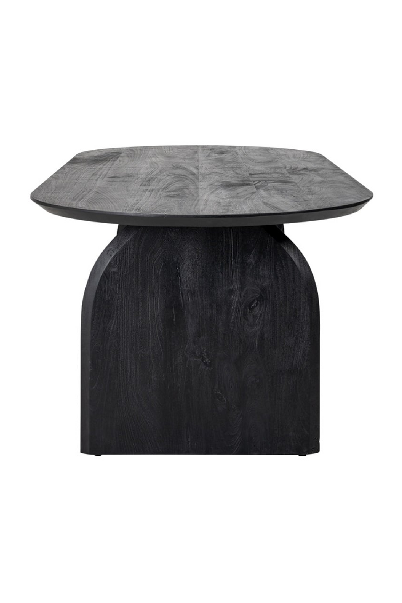 Black Mango Wood Dining Table | OROA Hudson | Woodfurniture.com