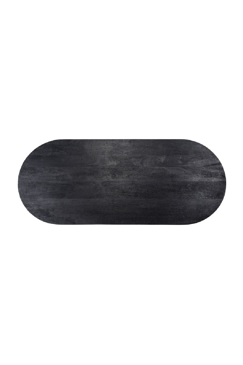 Black Mango Wood Dining Table | OROA Hudson | Woodfurniture.com