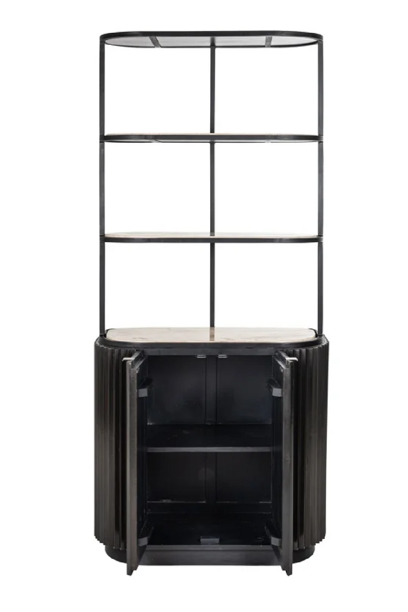 Black Wooden Modern Cabinet | OROA Hampton | Woodfurniture.com