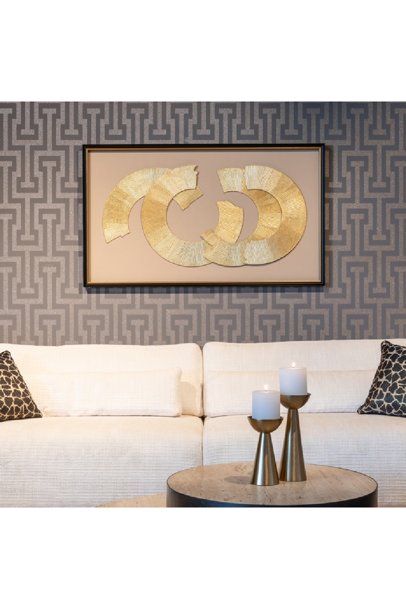 Gold Modern Wall Art | OROA Eden | Woodfurniture.com