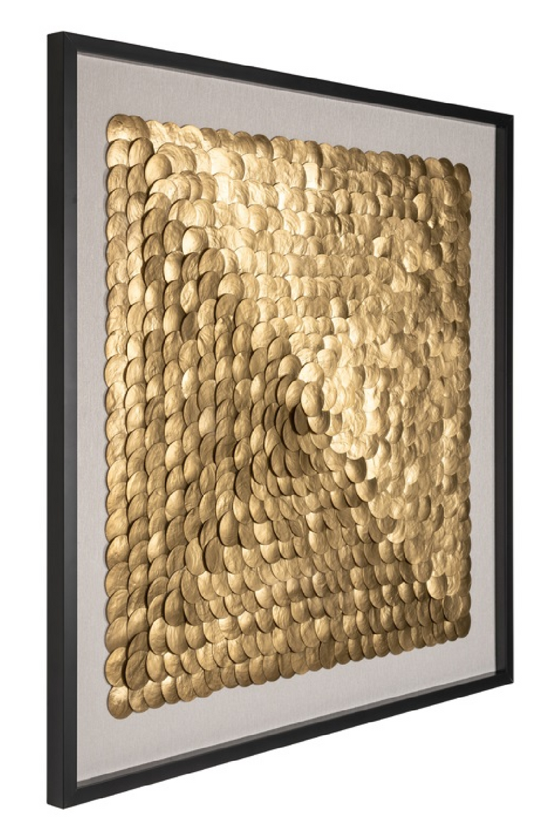 Framed Golden Wall Art | OROA May | Woodfurniture.com