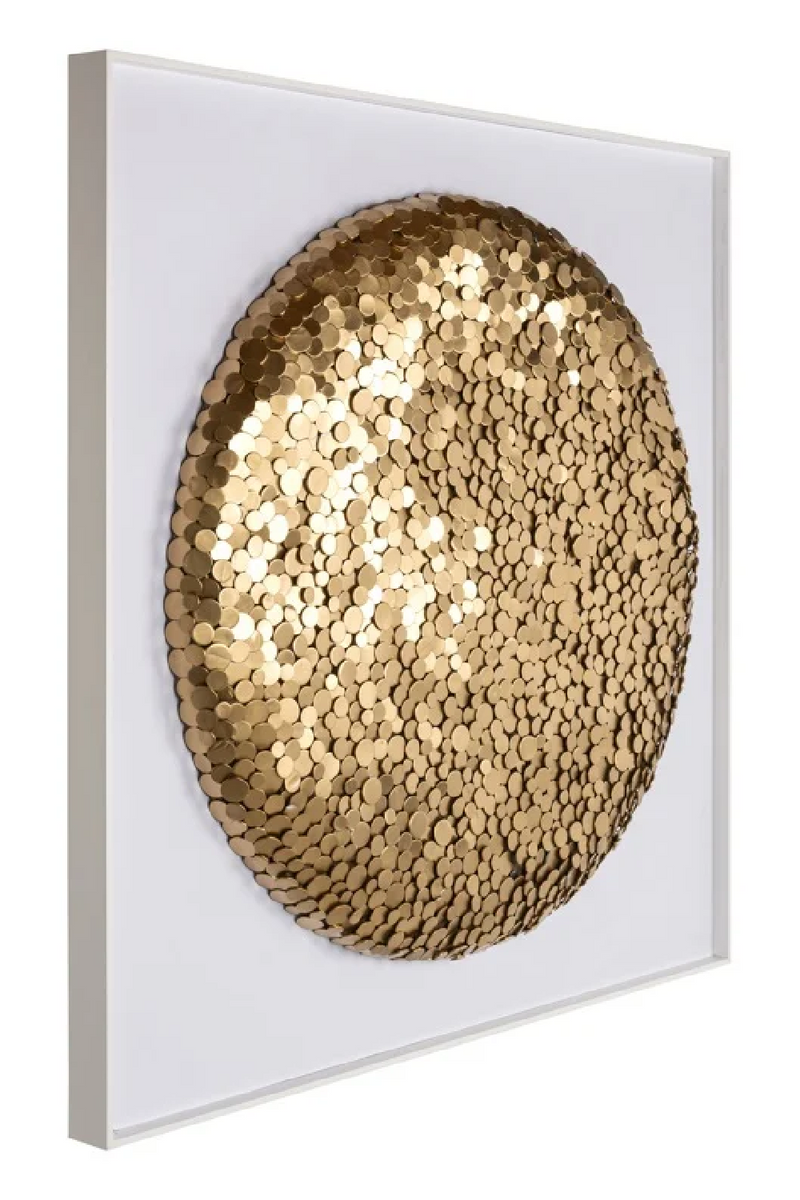 Gold Round Wall Art | OROA Maya | Woodfurniture.com