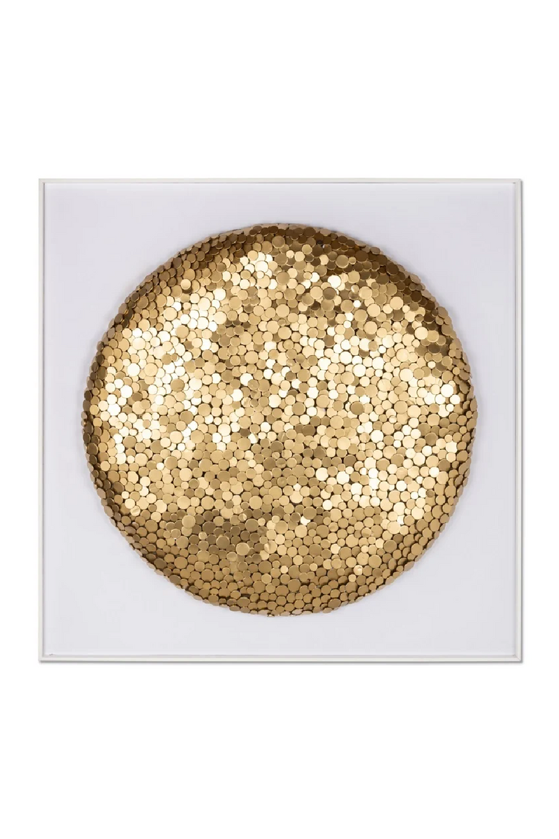 Gold Round Wall Art | OROA Maya | Woodfurniture.com