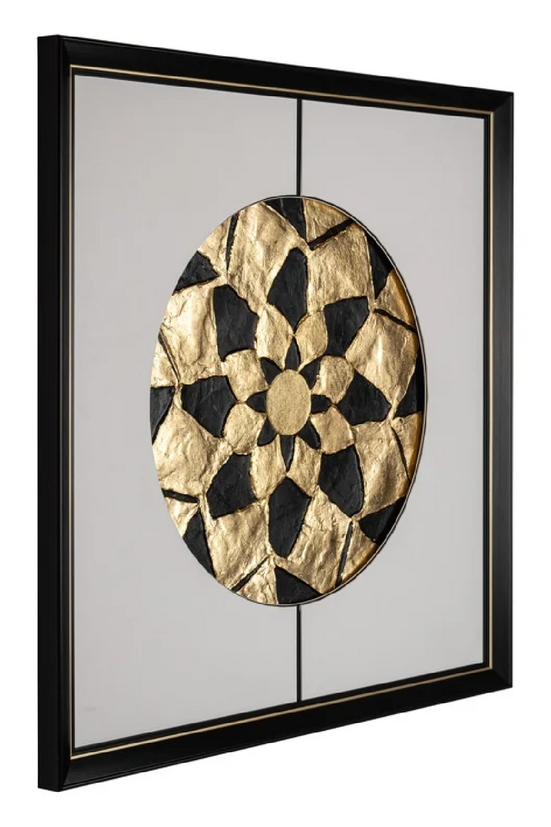 Gold & Black Wall Art | OROA Sun | Woodfurniture.com