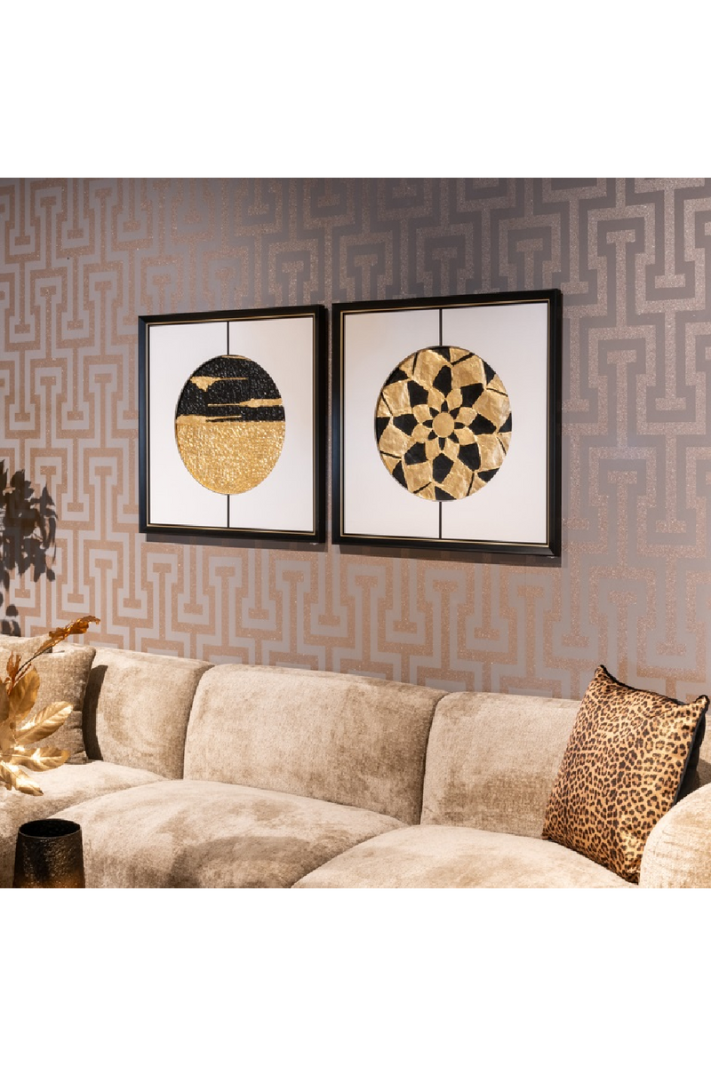 Gold & Black Wall Art | OROA Sun | Woodfurniture.com