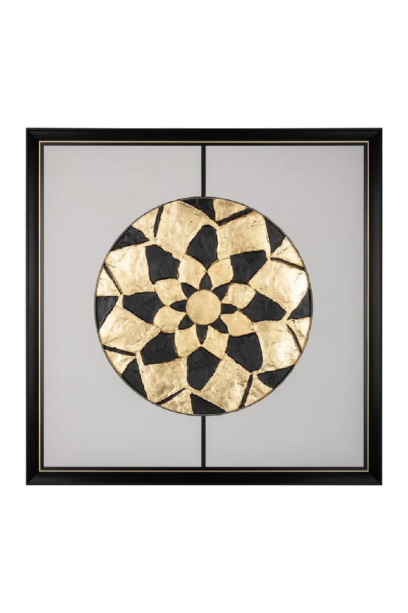 Gold & Black Wall Art | OROA Sun | Woodfurniture.com