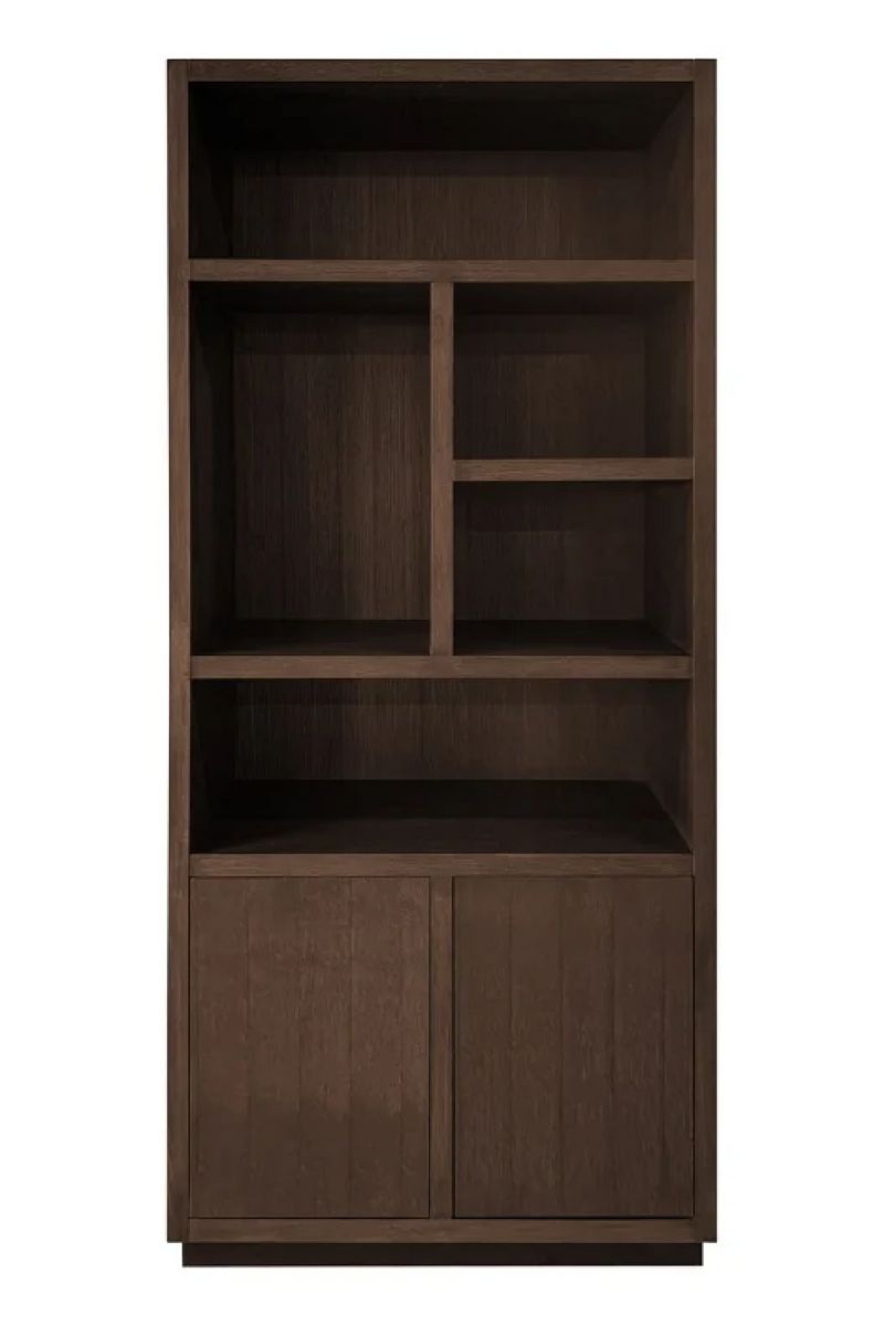 Brown Oak Bookcase | OROA Oakura | Woodfurniture.com