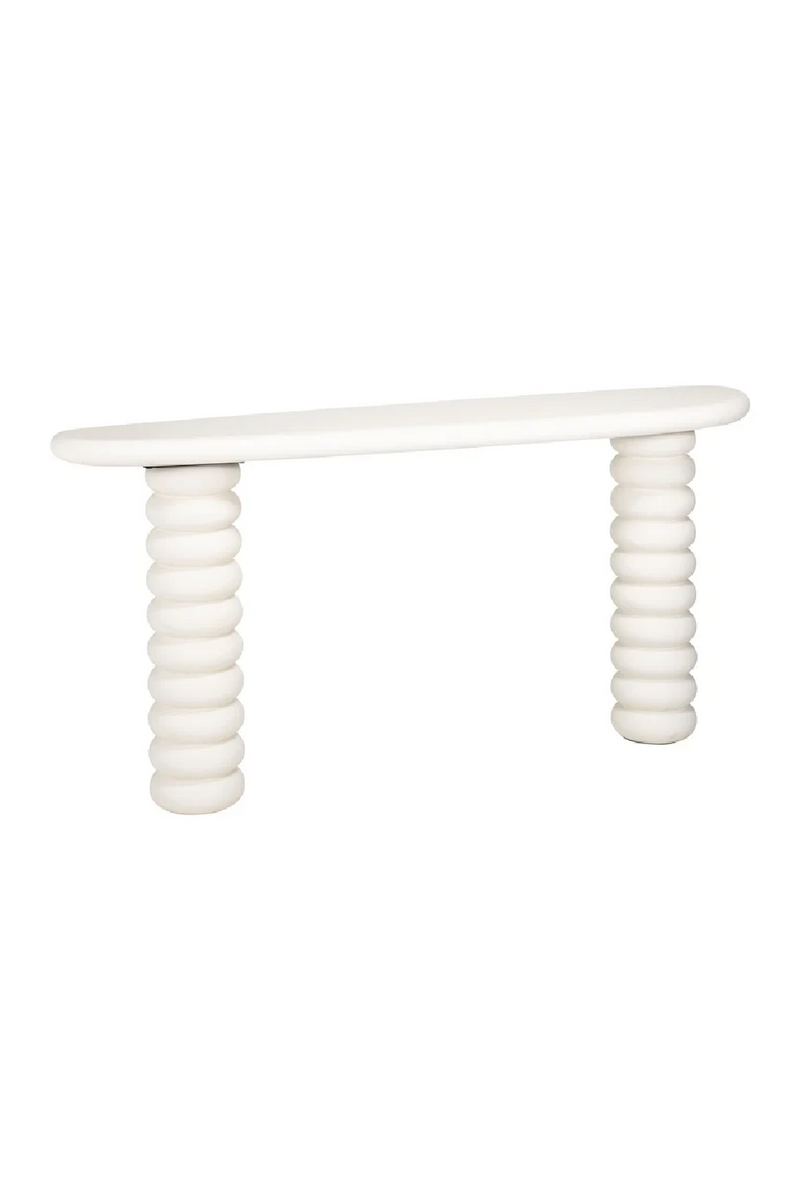 White Modern Console | OROA Bloomstone | Woodfurniture.com