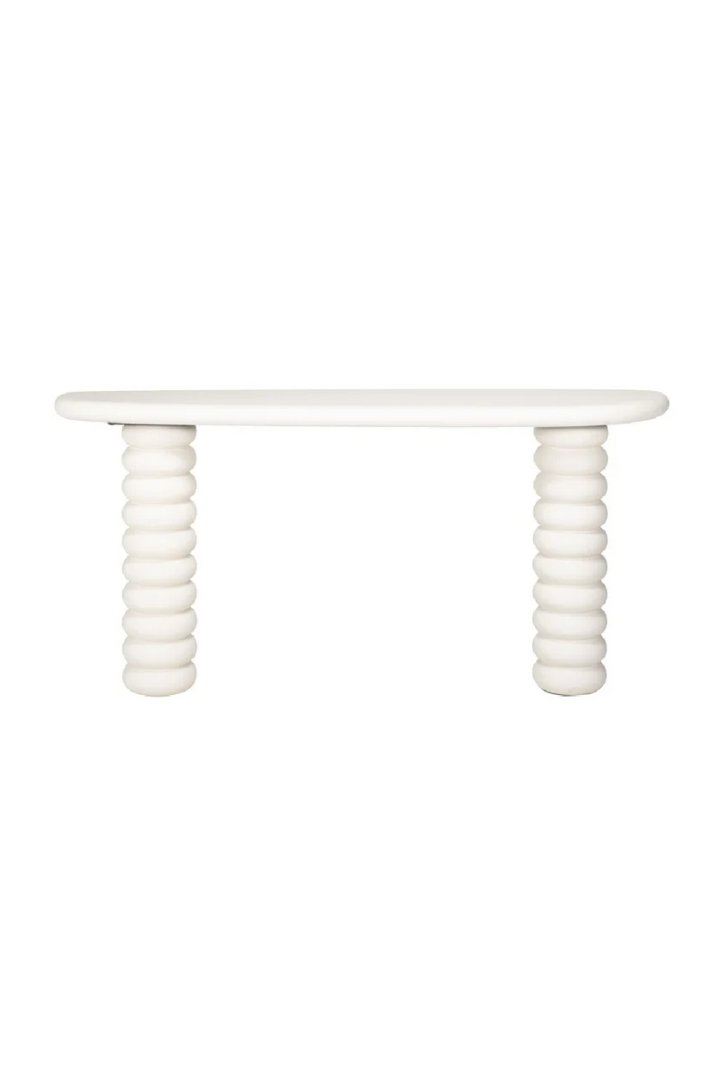 White Modern Console | OROA Bloomstone | Woodfurniture.com