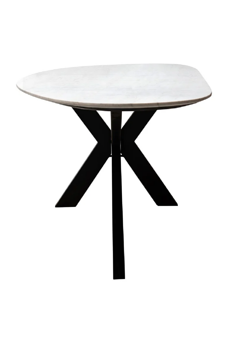 Marble Organic-Shaped Dining Table | OROA Trocadero | Woodfurniture.com