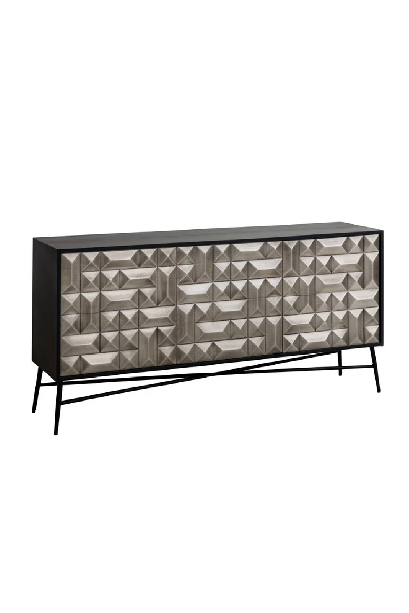 Faceted Modern Sideboard | OROA Tetro | Woodfurniture.com