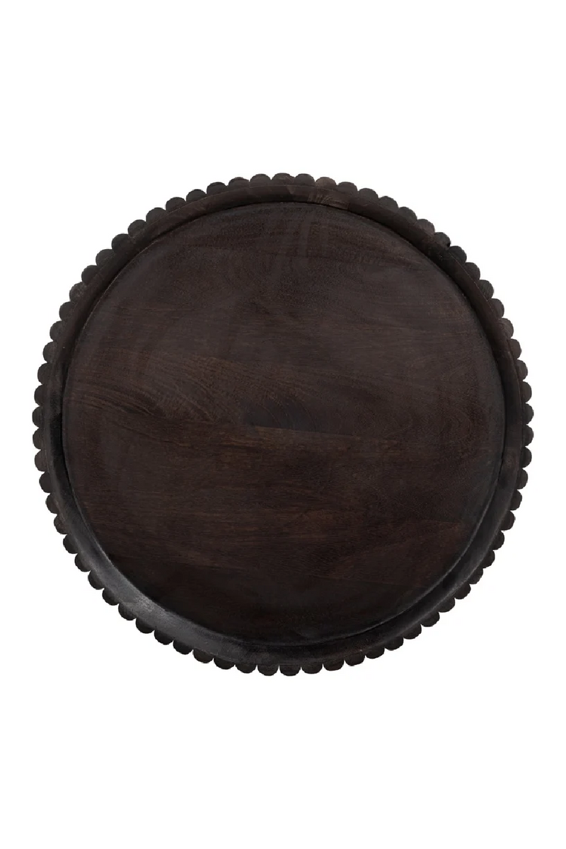 Round Wooden Coffee Table Set (2) | OROA Vici | Woodfurniture.com