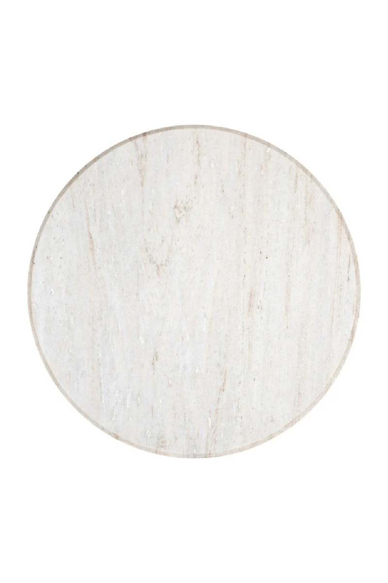 Round White Marble Coffee Table | OROA Mayfield | Woodfurniture.com