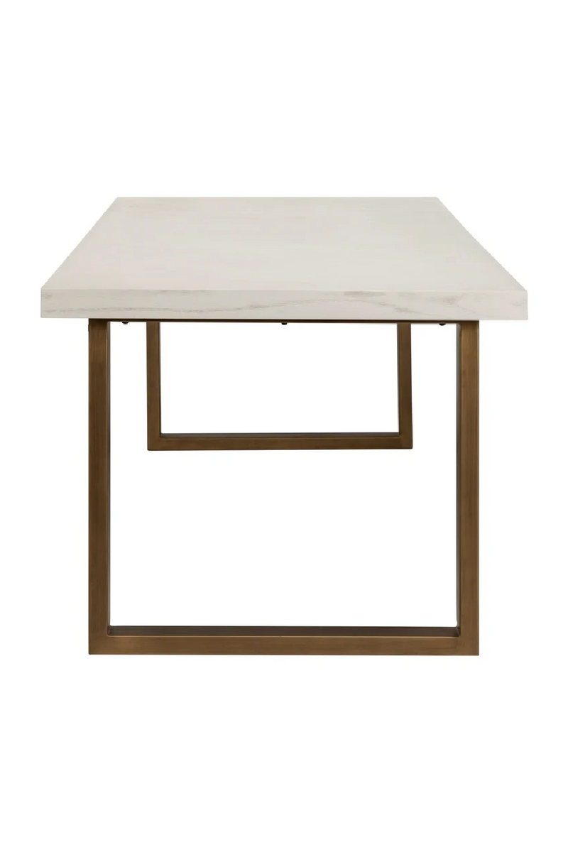 Cream Oak Dining Table | OROA Whitebone | Woodfurniture.com