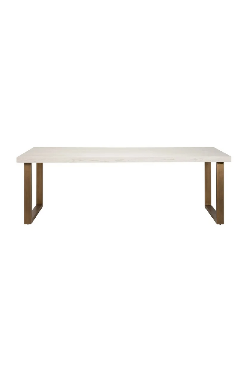 Cream Oak Dining Table | OROA Whitebone | Woodfurniture.com