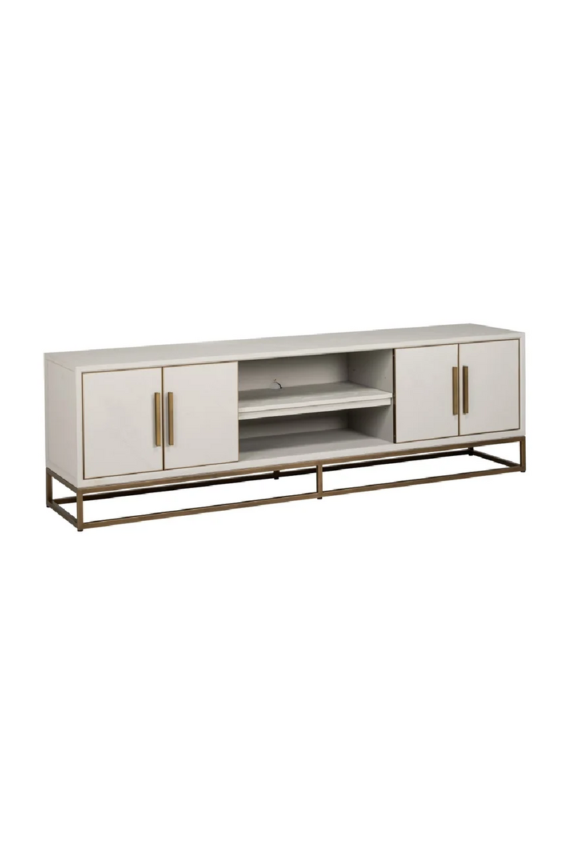 White Oak TV Unit | OROA Whitebone | Woodfurniture.com