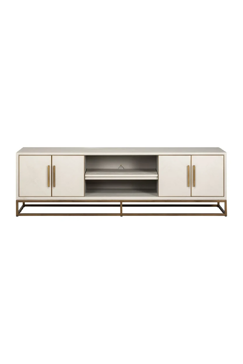 White Oak TV Unit | OROA Whitebone | Woodfurniture.com