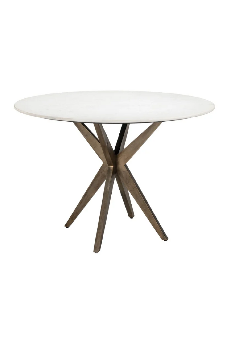 Marble Round Dining Table | OROA Maisy | Woodfurniture.com