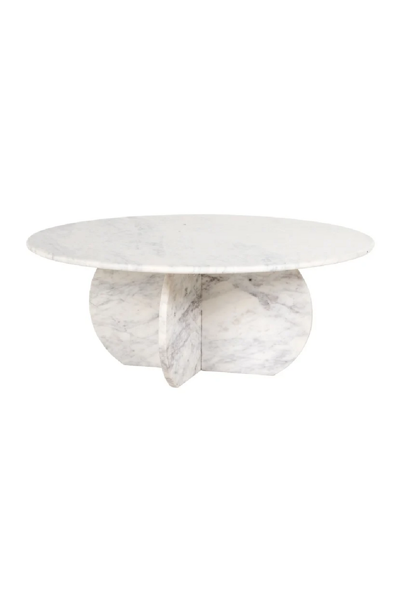 White Marble Coffee Table | OROA Holmes | Woodfurniture.com