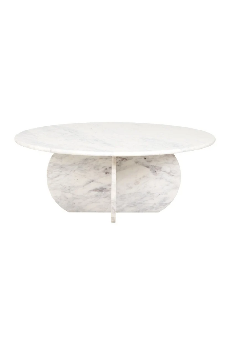 White Marble Coffee Table | OROA Holmes | Woodfurniture.com