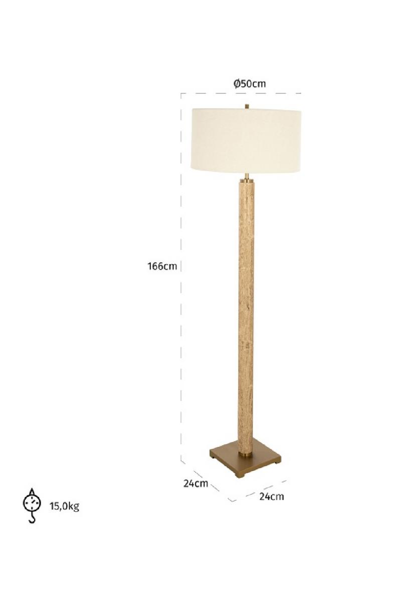 Modern Minimalist Floor Lamp | OROA Lorén | Woodfurniture.com