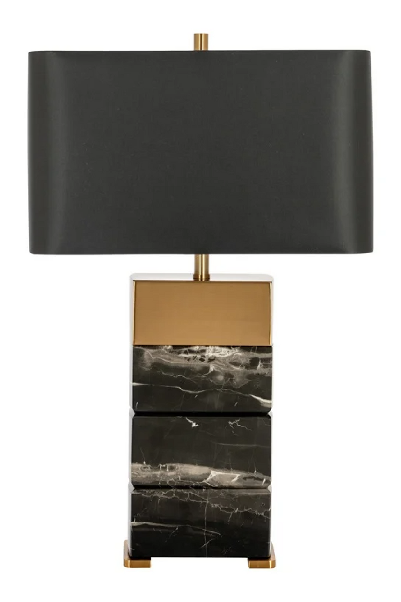 Black Marble Table Lamp | OROA Serena | Woodfurniture.com