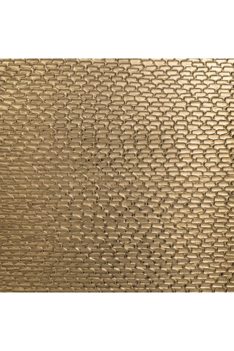 Circular Gold Wall Cabinet | OROA Bowie | Oroatrade.com