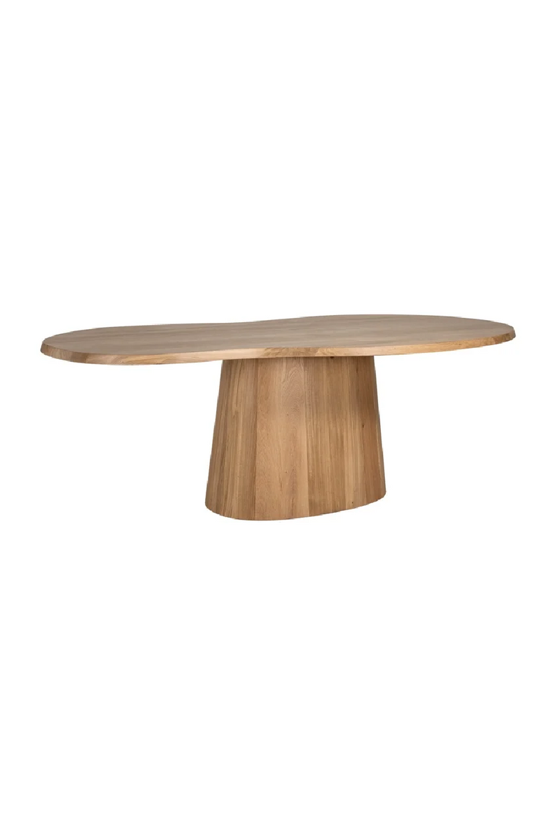 Oak Organic-Shaped Dining Table | OROA Riva | Woodfurniture.com