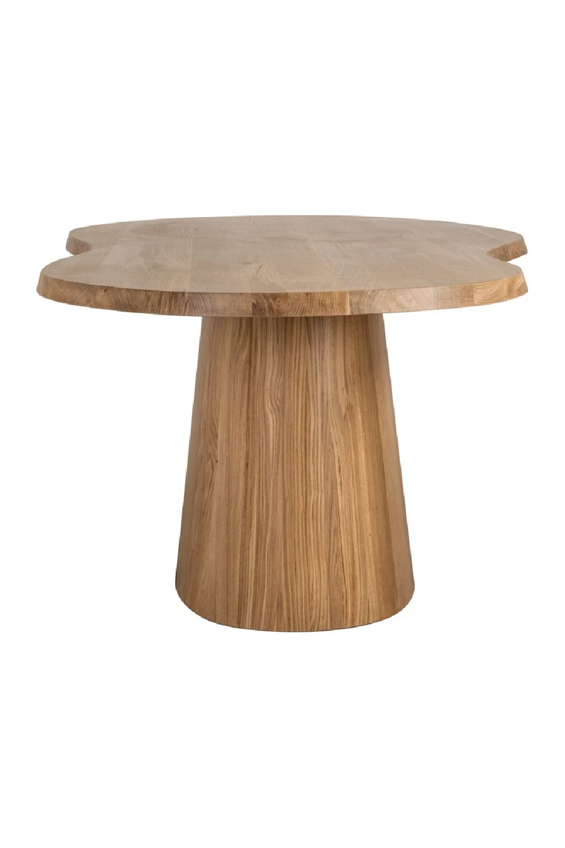 Oak Organic-Shaped Dining Table | OROA Riva | Woodfurniture.com