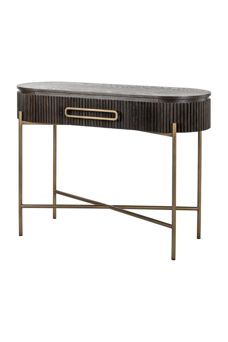 1-Drawer Oak Console Table | OROA Luxor | Oroatrade.com