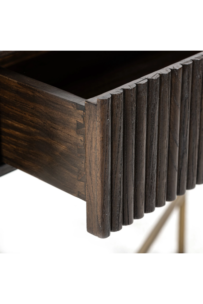 1-Drawer Oak Console Table | OROA Luxor | Woodfurniture.com 