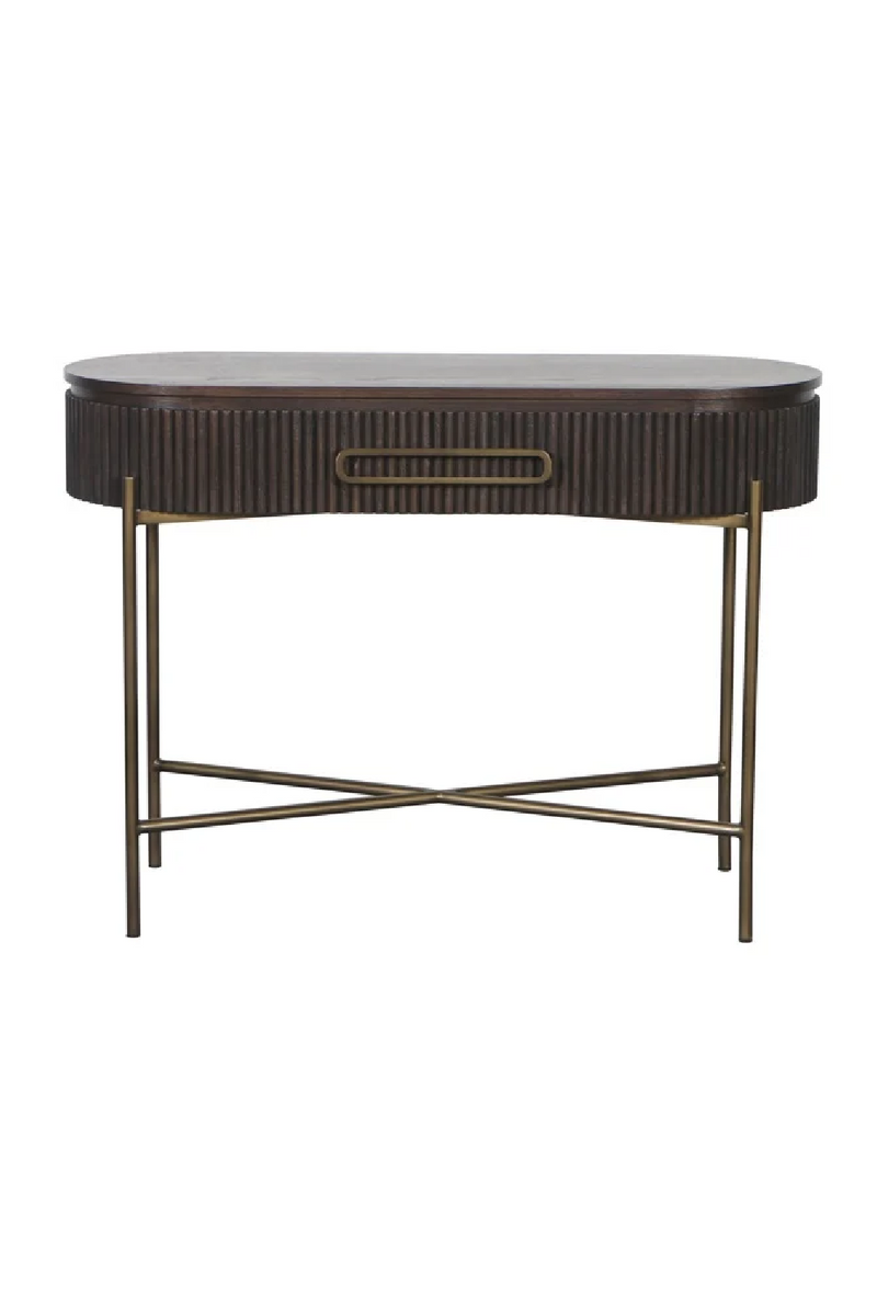 1-Drawer Oak Console Table | OROA Luxor | Woodfurniture.com 