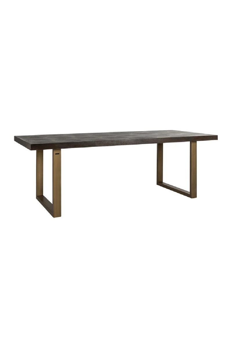 Diamond Patterned Dining Table | OROA Luxor | Woodfurniture.com