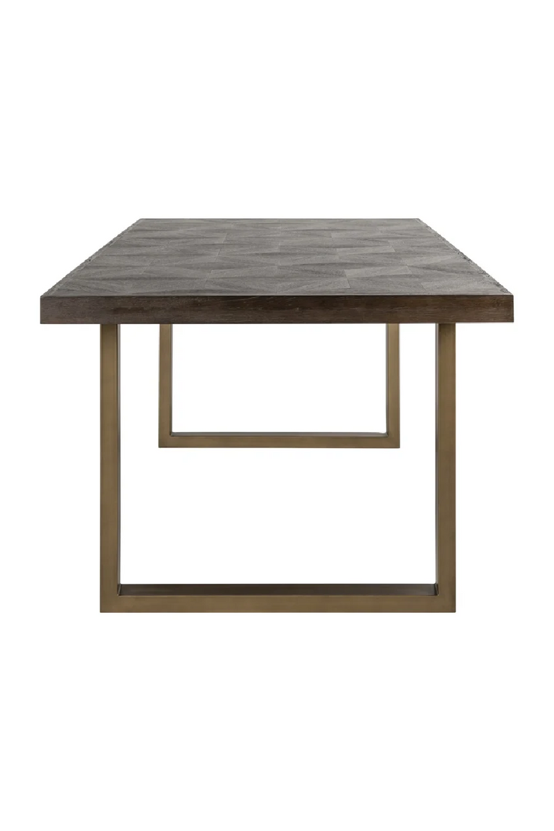 Diamond Patterned Dining Table | OROA Luxor | Woodfurniture.com